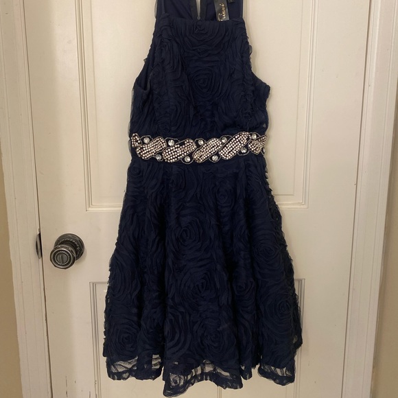 Macy's | Dresses | Navy Blue Homecoming Dress | Poshmark Macy's | Dresses | Navy Blue Homecoming Dress | Poshmark